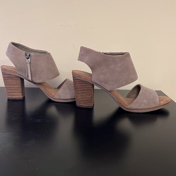 TOMS Majorca suede block heel - Picture 2 of 5